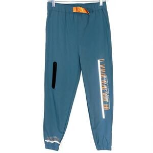 Disney Youth Blue Buzz Lightyear Reflective Cargo Jogger Pants Size 13